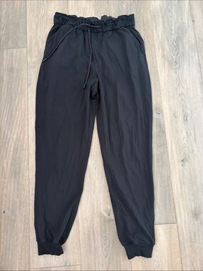 Women’s Black Jogger Pants with Elastic Waist